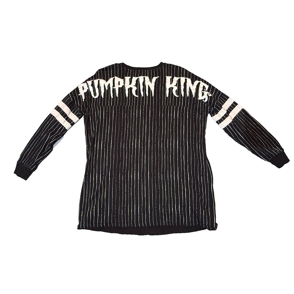 DIsney Nightmare Before Christmas Pumpkin King Jack Skellington Shirt S long sle